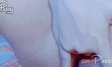 Amateur asian pussy fingering close-up