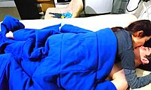 A fun loving couple’s intimate moment ends with a creampie