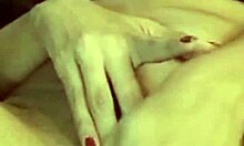 Big Ass Witch Sits on Broom, Licking and Masturbating Her Pussy