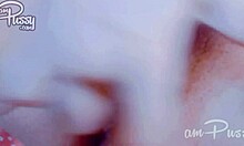 Amateur asian pussy fingering close-up