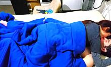 A fun loving couple’s intimate moment ends with a creampie