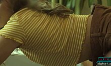 Petite pornstar Katie Kush strips for Playboy