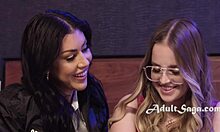 Thick Nerdy Girlfriends Can't Wait to Fuck and Finger Each Other!