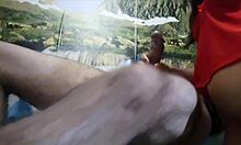 young latina wife does perfect anal sitting on dick