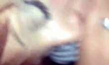 teen samantha vlad swallows cum in mouth!