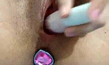 Latina Teen 18+ with Big Natural Tits Masturbates Solo in Verification Video