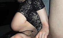 My god, sorry but she started... step-niece waits after work