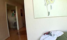 Naughty Ranie Mae In Glasses Deep Throats Thick Cock On Couch