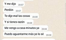 She confesses her second infidelity to me