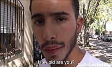 Straight Twink Takes Big Cock