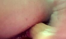 dildo in my ass opens up like a flower during hardcore masturbation