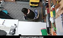 Bodycavitysearch - hot thief penelope reed makes deal with security officer