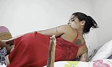 Latina Brunette Masturbates With Giant Toy Dick For Intense Pleasure