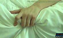 Scarlett Sage fingers her pussy intensely in solo session