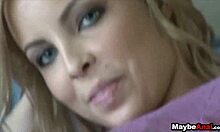 this cute blonde got her tight ass stuffed with dick in public