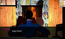 Oh Wow, Family Game with Big Asses and Tits Explodes!