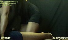 asian couple plays with monster cock close-up at home