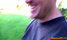 tiny trisha blowbang with 5 big dicks