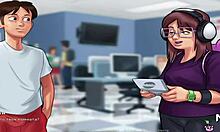 Summertimesaga - Chubby Girl in Headphones Gets Creampied in Hot Scene