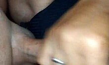 my girlfriend gives a handjob to my friend, leading to a cumshot in this casual homemade video.