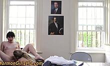 Mormon Amateur Eats Muff!