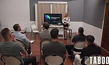 In this scene, jack vegas guides the joi session