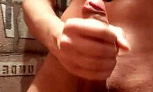 Young gay teen jerks huge cock to massive cumshot