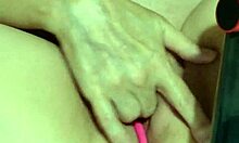 Hey, watch this naughty housewife getting creamy cum on cam at home