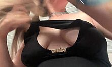 why is the blonde blowing her friend in this homemade anime hentai video?