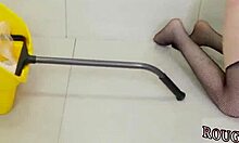 In this extreme case file B scissoring while bound in bondage