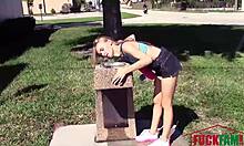 Kaylee jewel in tiny 18+ teen 18+ takes a tumble