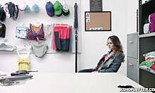 shoplifter lily glee gets pounded hard in spread position