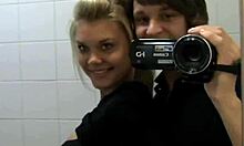 yo, sexy blonde gf blows me at the gym! 😜