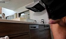 Japanese Milf Handjob Leads to Creampie