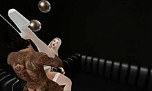 Friend of a friend in suggestive anime sex scene with tits and ass.