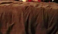 wife enjoys her 10 inch vibrator at home