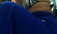 alone at home with my latina stepaunt licking ass