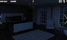 i'm horny slut with maid blowjob in anime game...