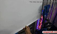 ebony chick sells her stuff, then gets casually pounded by a random buyer.