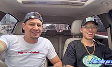 Young Brazilian Guy Gives It Up to Straight Uber Driver