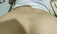 her creamy pussy melts and drips on that big cock