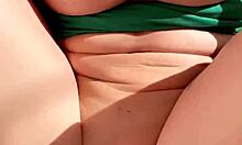 Horny blonde enjoys banging her boyfriend's massive tool