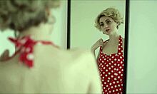 I watch this Czech babe masturbate in bed, join her.