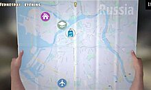 i'm horny slut with maid blowjob in anime game...