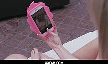 Hot Babe Chanel Takes Huge Cock Deep in Teen Pussy