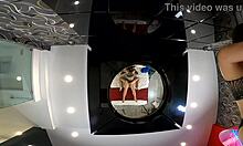 Latina skinny girl rides and burps vagina in bedroom