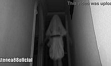 is that a ghost? caught on camera!