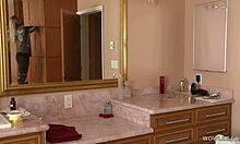 lesbian couple georgia jones and lena nicole having steamy makeup sex with natural tits