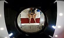 Latina skinny girl rides and burps vagina in bedroom