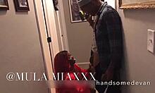 big booty ebony calls hd for help with creampie 😏